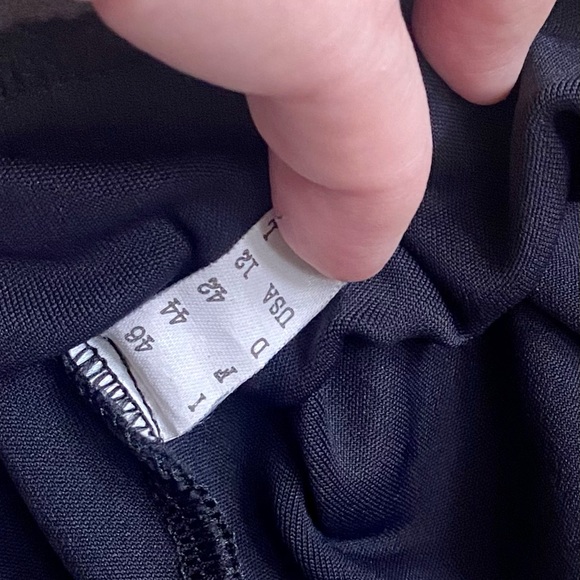 GORGEOUS Versace leggings / tights vintage black size large. - Picture 5 of 6